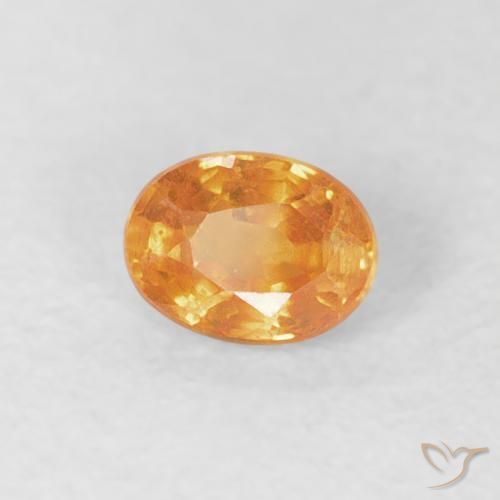 9,17 ctw natürlicher Mittelorange Spessartit-Garn, Oval, VS-SI
