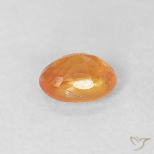 9,17 ctw natürlicher Mittelorange Spessartit-Garn, Oval, VS-SI