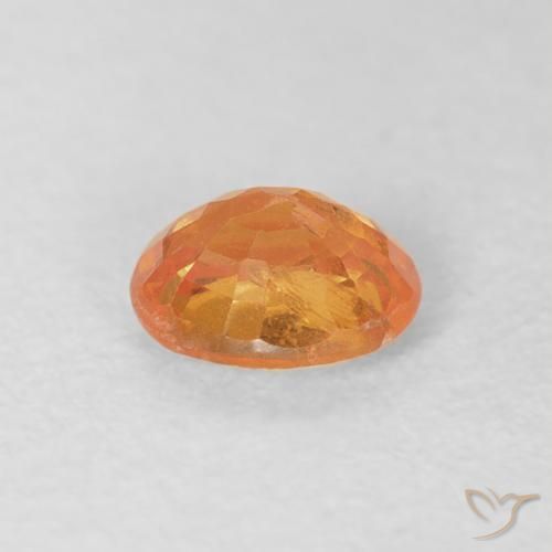 9,17 ctw natürlicher Mittelorange Spessartit-Garn, Oval, VS-SI