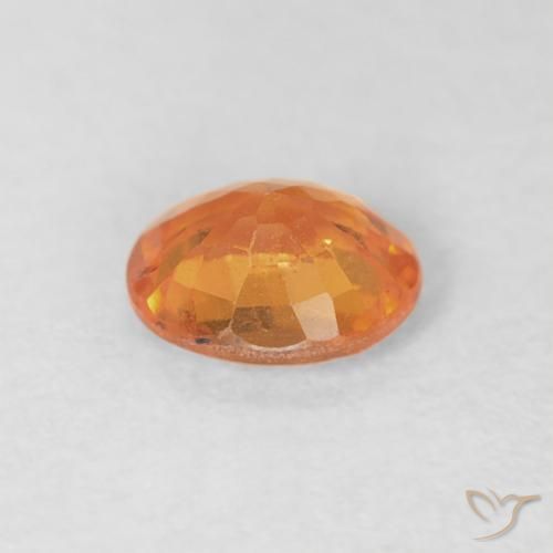9,17 ctw natürlicher hellorange Spessartit-Garn, Oval, VS-SI