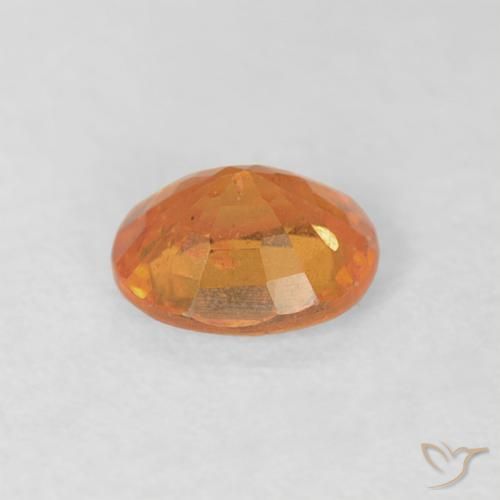 9,17 ctw natürlicher hellorange Spessartit-Garn, Oval, VS-SI