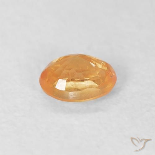 9,17 ctw natürlicher hellorange Spessartit-Garn, Oval, VS-SI