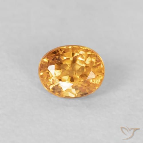 0.29ct Natürlicher Medium Light-Orange Spessartit-Garn, Oval, VS