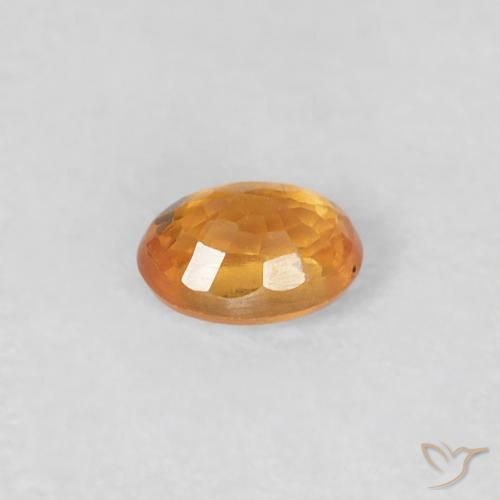9,17 ctw natürlicher Tigerorange Spessartit-Garn, Oval, VS