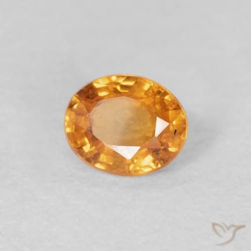 9,17 ctw natürlicher Mittelorange Spessartit-Garn, Oval, VS