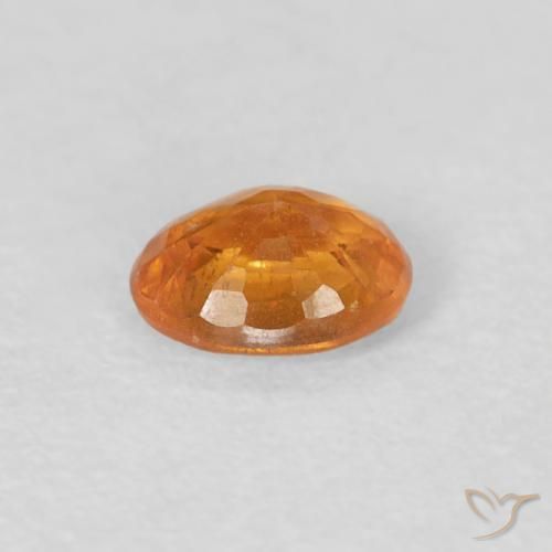 9,17 ctw natürlicher Aprikose Orange Spessartit-Garn, Oval, VS