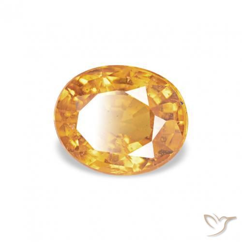 9,17 ctw natürlicher Orange-Gold Spessartit-Garn, Oval, VS