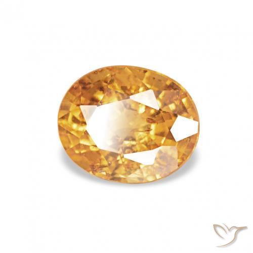 9,17 ctw natürlicher Orange-Gold Spessartit-Garn, Oval, VS-SI