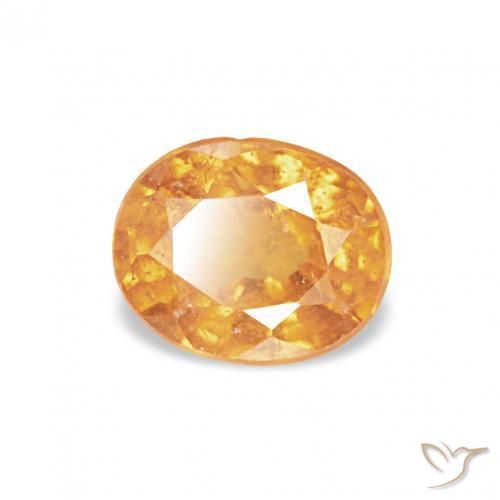 9,17 ctw natürlicher Orange-Gold Spessartit-Garn, Oval, VS-SI