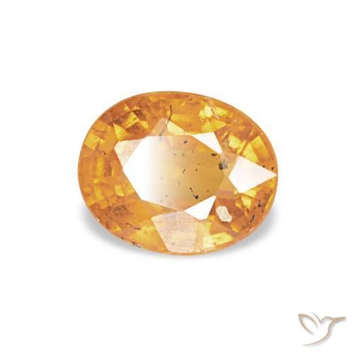 9,17 ctw natürlicher Orange-Gold Spessartit-Garn, Oval, VS-SI