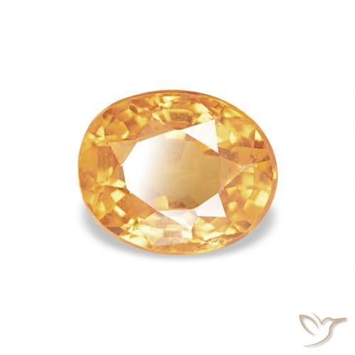 9,17 ctw natürlicher Orange-Gold Spessartit-Garn, Oval, VS