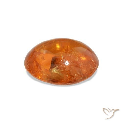 9,17 ctw natürlicher Mittelorange Spessartit-Garn, Oval Schliff, Transparent