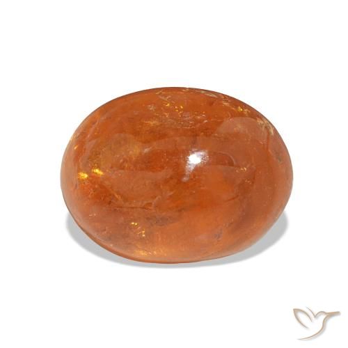 4,40 ctw natürlicher orangefarbener Spessartin, Oval Schliff, Transparent