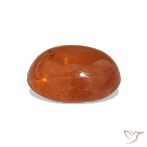 9,17 ctw natürlicher Mittelorange Spessartit-Garn, Oval Schliff, Transparent