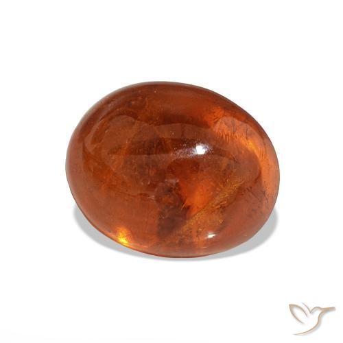 9,17 ctw natürlicher Mittelorange Spessartit-Garn, Oval Schliff, Transparent