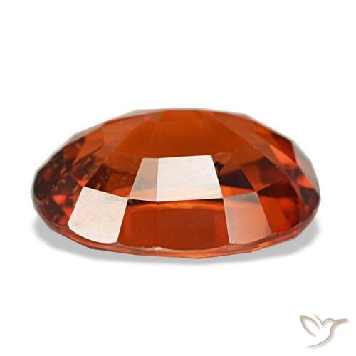 4,65 ctw natürlicher orangefarbener Spessartin, Oval Schliff, VS