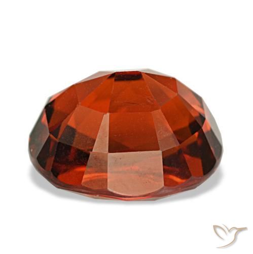 3,89 ctw natürlicher roter Spessartin, Oval Schliff, VS