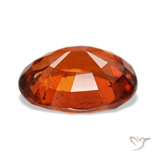 3,55 ctw natürlicher roter Spessartin, Oval Schliff, VS