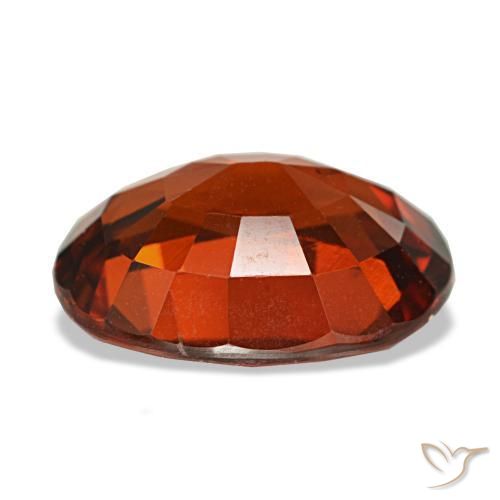 4,00 ctw natürlicher roter Spessartin, Oval Schliff, VS