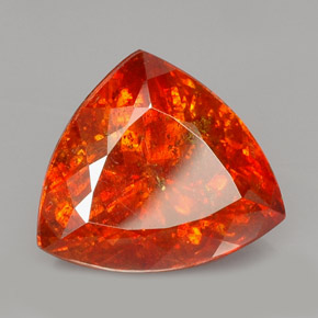 28,69 ctw natürlicher orangefarbener Sphalerit, Trillion, SI