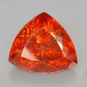 28,69 ctw natürlicher orangefarbener Sphalerit, Trillion, SI