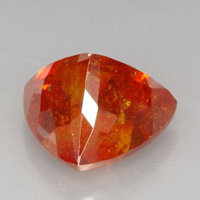 28,69 ctw natürlicher orangefarbener Sphalerit, Trillion, SI
