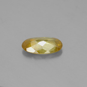 1,26 ctw natürlicher gelber Sphalerit, Oval Schliff, SI