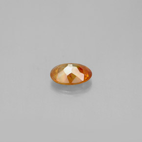 0,72 ctw natürlicher orangefarbener Sphalerit, Oval Schliff, SI