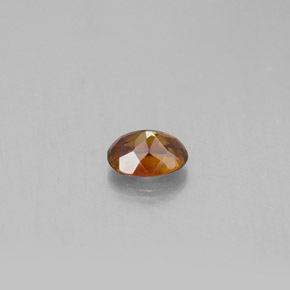 0,75 ctw natürlicher orangefarbener Sphalerit, Oval Schliff, SI