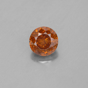 1,39 ctw natürlicher orangefarbener Sphalerit, Rundschliff, SI