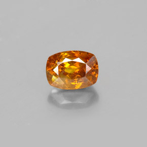 1,09 ctw natürlicher orangefarbener Sphalerit, Kissenschliff, SI