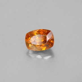 1,09 ctw natürlicher orangefarbener Sphalerit, Kissenschliff, SI