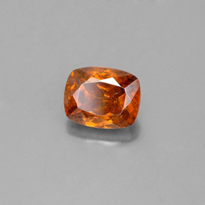 1,50 ctw natürlicher orangefarbener Sphalerit, Kissenschliff, SI