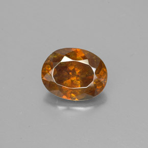 1,32 ctw natürlicher gelber Sphalerit, Oval Schliff, SI