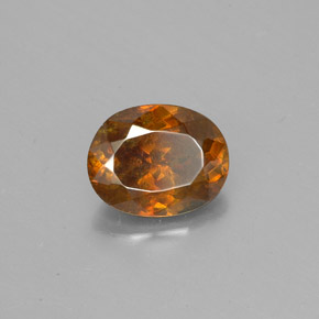 1,32 ctw natürlicher gelber Sphalerit, Oval Schliff, SI