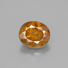 1,81 ctw natürlicher Gold Sphalerit, Oval Schliff, SI