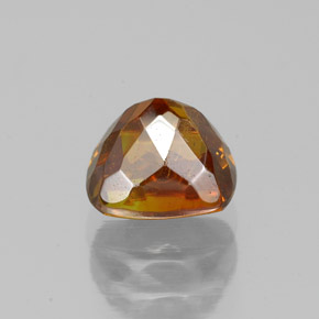 1,56 ctw natürlicher orangefarbener Sphalerit, Kissenschliff, SI