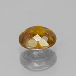 0,81 ctw natürlicher orangefarbener Sphalerit, Oval Schliff, VS-SI