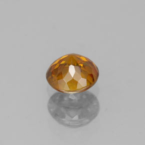 0,44 ctw natürlicher Gold Sphalerit, Rundschliff, SI