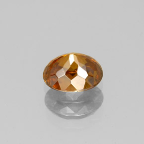 1,08 ctw natürlicher orangefarbener Sphalerit, Oval Schliff, SI