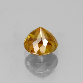 1,10 ctw natürlicher Gold Sphalerit, Rundschliff, SI