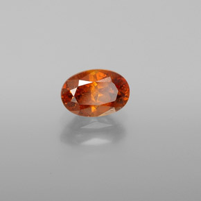 0,93 ctw natürlicher orangefarbener Sphalerit, Oval Schliff, VS-SI