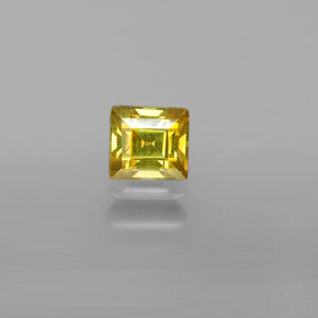 0,66 ctw natürlicher Gold Sphalerit, Quadrat, VVS-VS