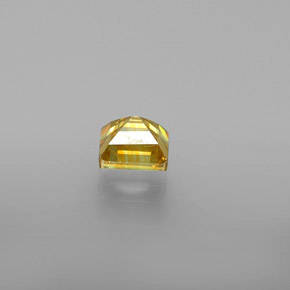0,66 ctw natürlicher Gold Sphalerit, Quadrat, VVS-VS
