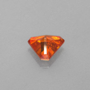 1,01 ctw natürlicher orangefarbener Sphalerit, Fantasieschliff, VS