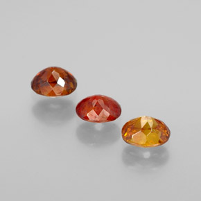  ct natürliche Rotorange Sphalerit-Edelsteine, Oval Schliff, VS