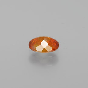 0,73 ctw natürlicher orangefarbener Sphalerit, Oval Schliff, VS