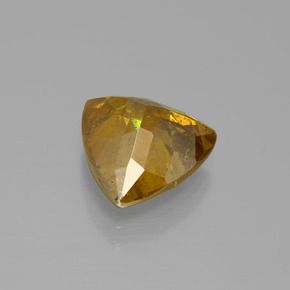 5,55 ctw natürlicher Gold Sphalerit, Trillion, SI