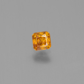 0,30 ctw natürlicher Gold Sphalerit, Smaragdschliff, VS