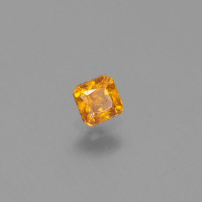 0,30 ctw natürlicher Gold Sphalerit, Smaragdschliff, VS